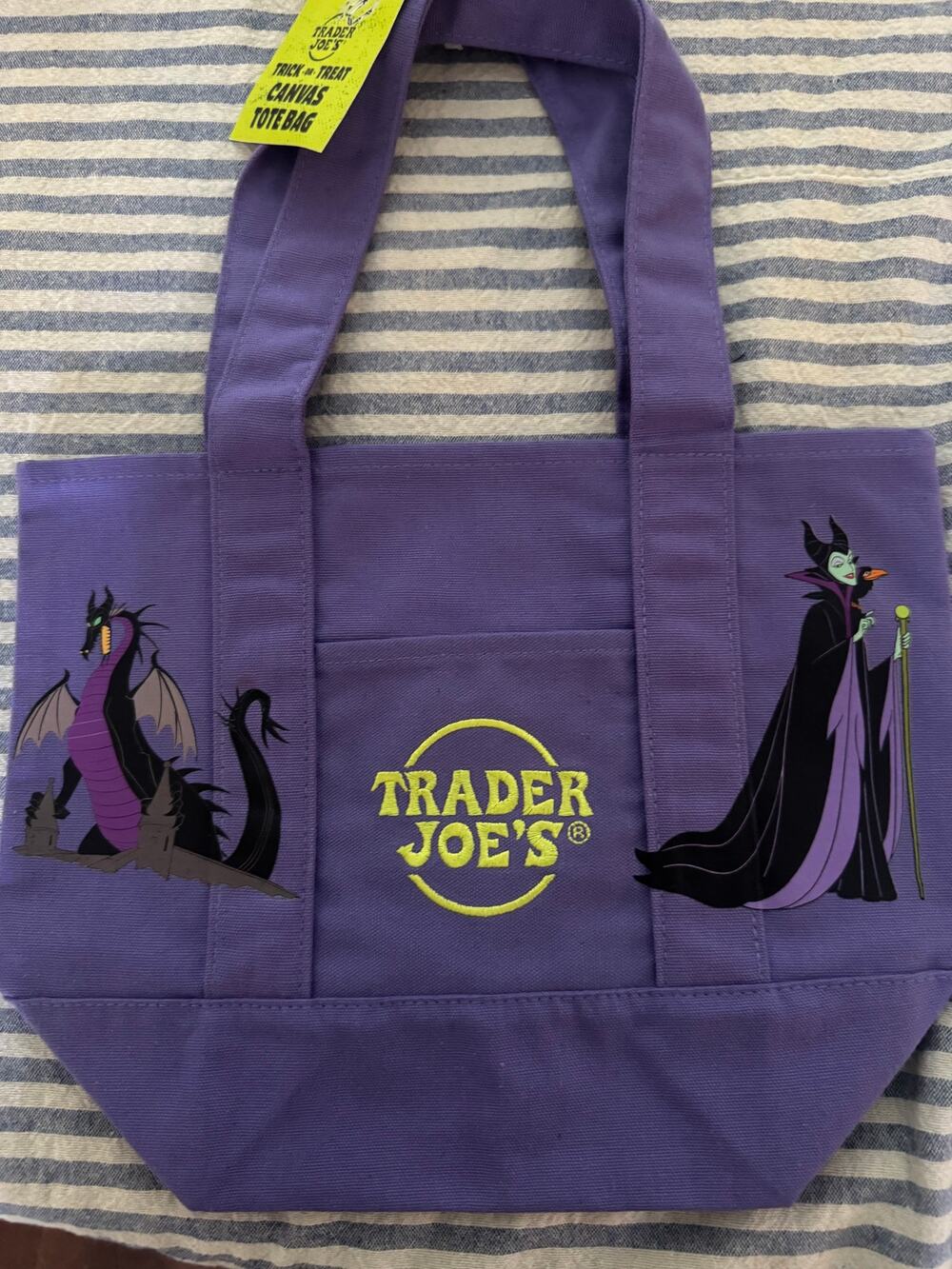 Disney Maleficent Custom Made Mini Tote Bag